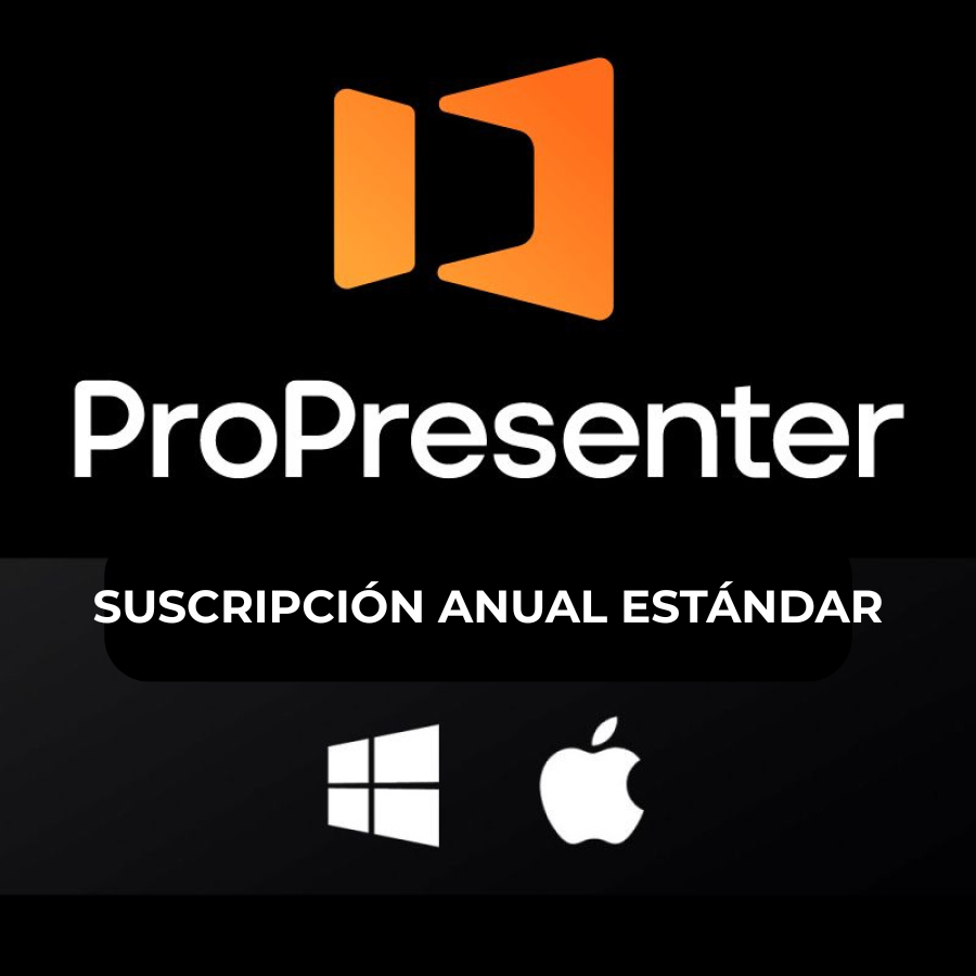 ProPresenter Suscripción Anual Estándar