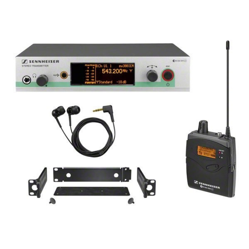 Sennheiser ew 300 IEM G3 - Set doble para monitoreo.