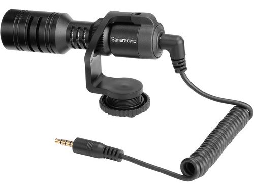 Saramonic Vmic Mini - Micrófono ultracompacto para montaje en cámara
