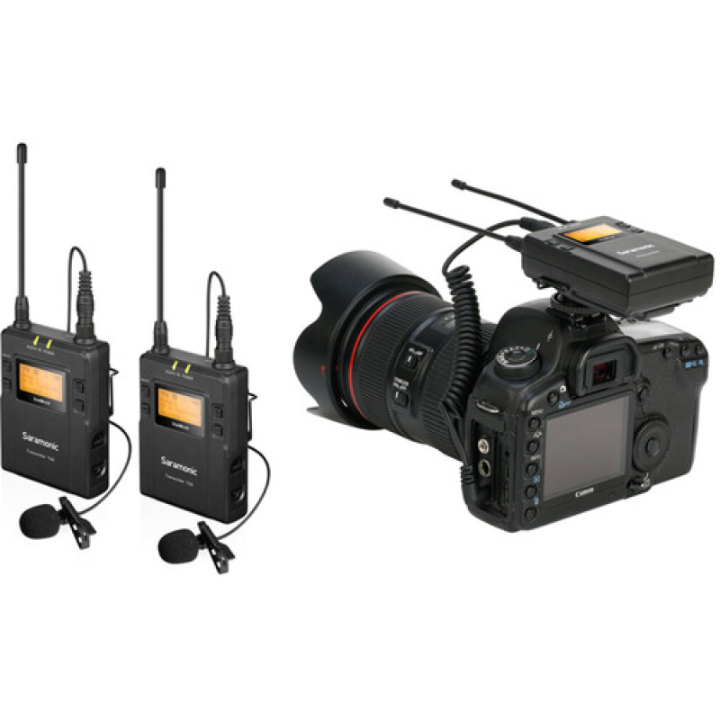 Saramonic UwMic9 Kit2- Sistema de micrófono Omni Lavalier