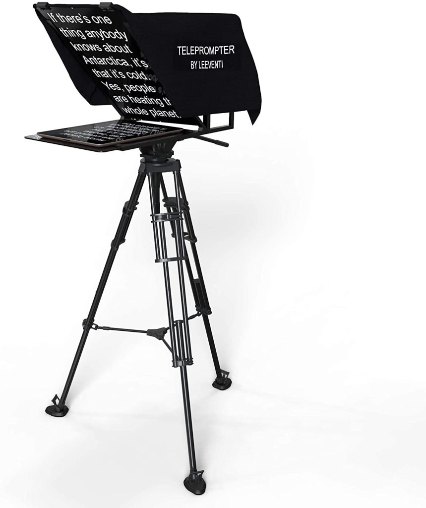 Teleprompter Para trípode y adaptable a diferentes dispositivos