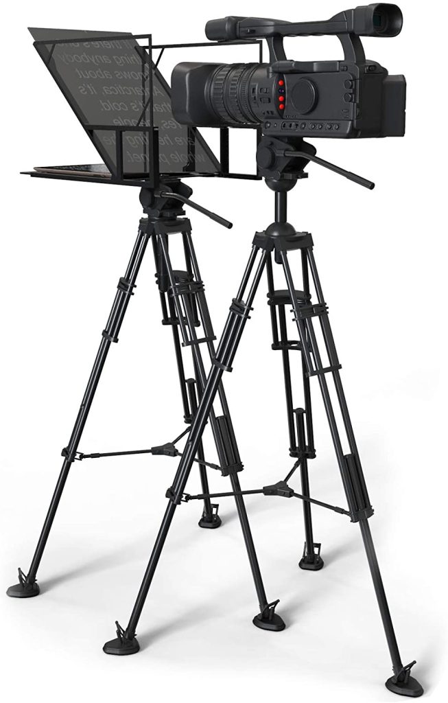 Teleprompter Para trípode y adaptable a diferentes dispositivos