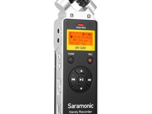 Saramonic SR-Q2M Grabadora de audio portátil de metal con micrófono estéreo X / Y