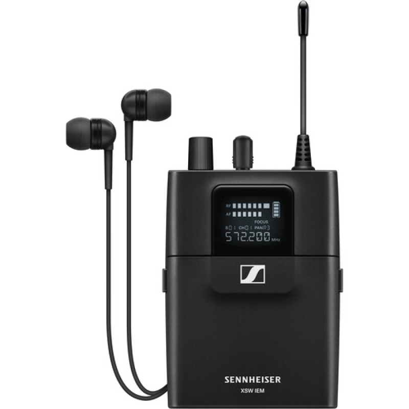 Sennheiser XSW IEM EK Receptor inalámbrico estéreo de body con auriculares IE 4