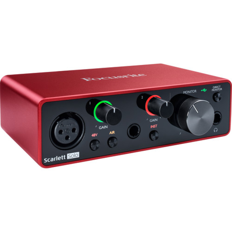 Focusrite Interfaz Scarlett Solo (3era Generación)
