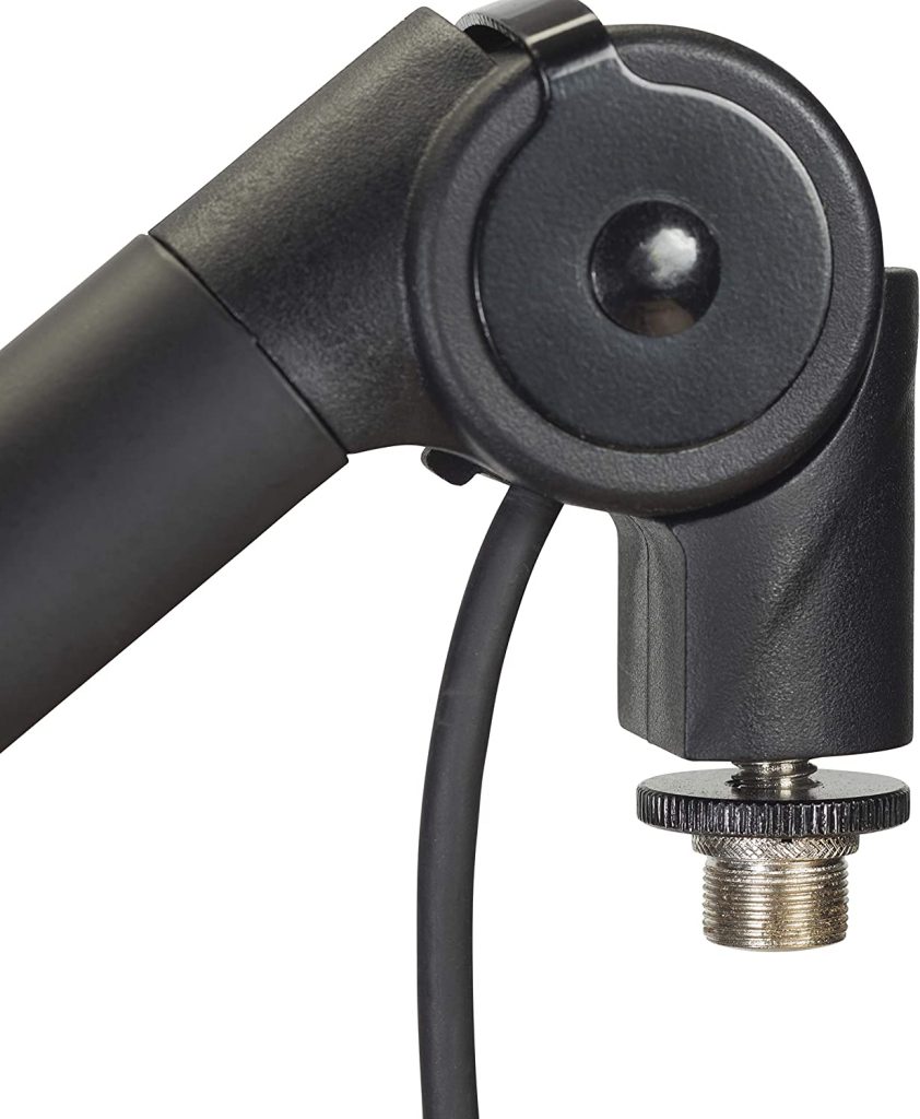 Soporte Gator Frameworks para micrófono de transmisión montado en escritorio para podcasts y grabación; cable XLR integrado - Image 4