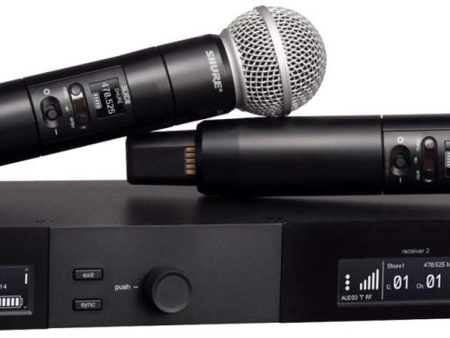 Shure SLXD24D/SM58-G58 Sistema de Micrófono Inalámbrico de Canal Dual con 2 Micrófonos de Mano