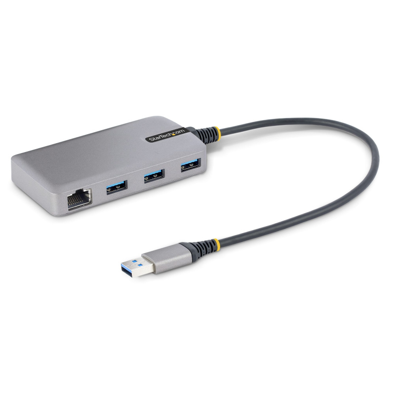 HUB USB 3.0 5GBPS DE 3 PUERTOS USB-A - RED ETHERNET STARTECH