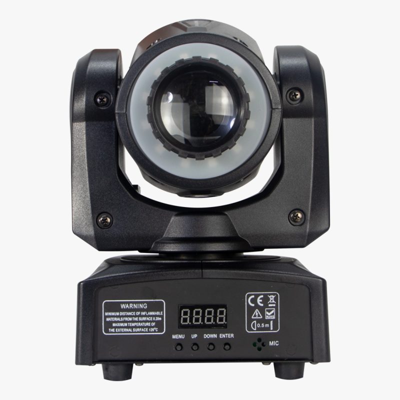 Paquete 4 lamparas Mini spot 30w RGB C/Cinta RGB