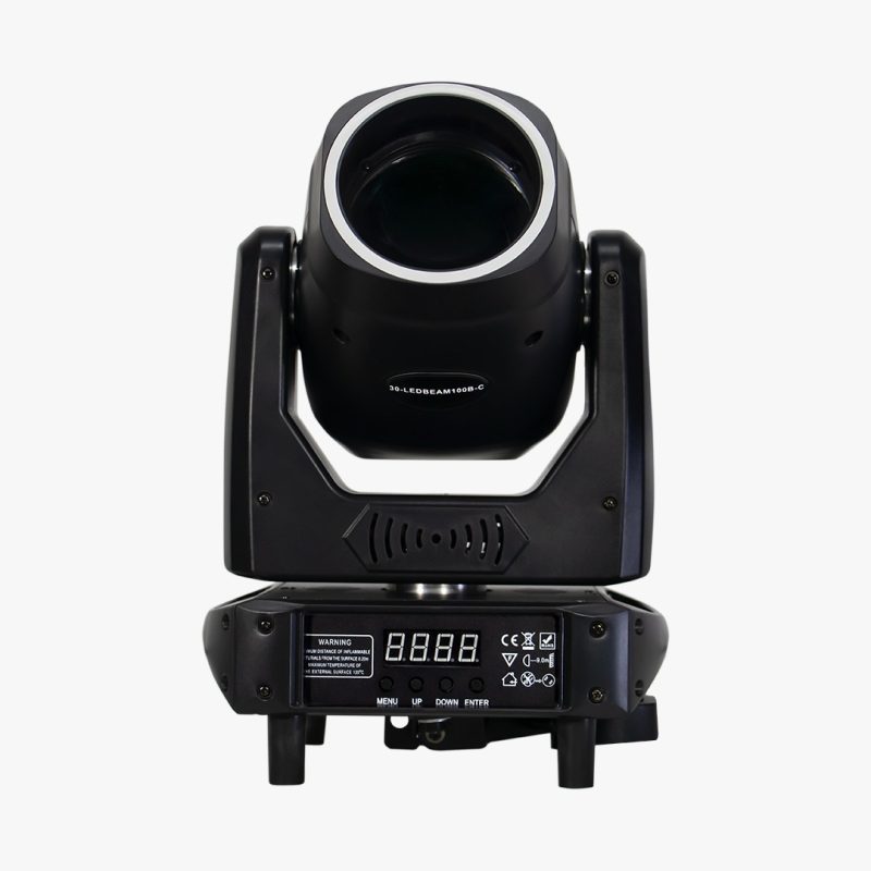 Paquete 2 EPSILON MINI BEAM  LED 1OOW  LED Ring: 30pcs RGB