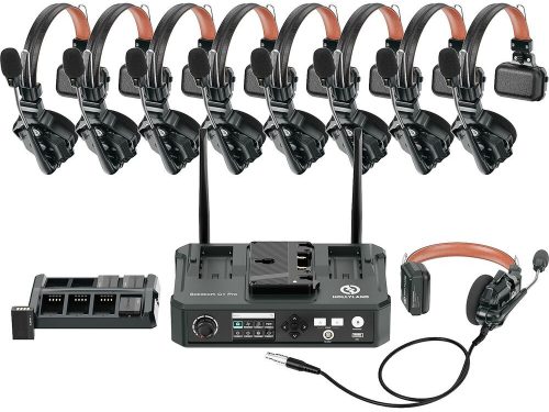 Hollyland Solidcom C1 Pro-Hub8S - Sistema de Intercomunicación Full-Duplex con HUB para 9 Personas