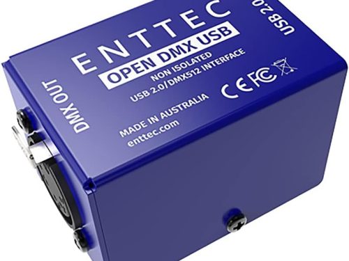 Enttec Widget, USB Tipo Micro B, Azul (Open DMX)